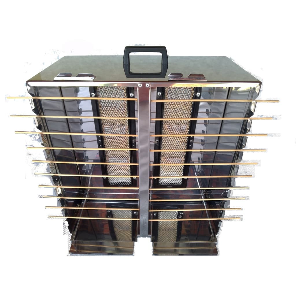 Churrasqueira Para 20 Espetinhos A Gás Em Aço Inox