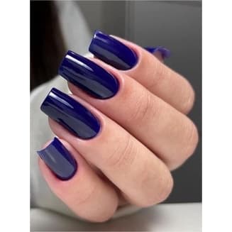 Mudar o Mundo Esmalte de Unha “Hits - Efeito Gel” - Cor Azul Escuro “” - 8ml 5FREE hipoalergênico Roxo