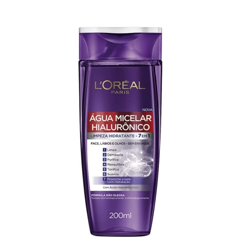Água Micelar L'Oréal Paris Hialurônico, 200ml