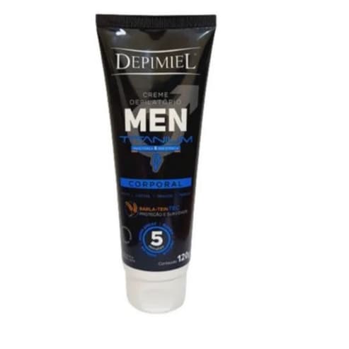 Creme Depilatório Men Titanium  Masculino 120g Depilação Masculina