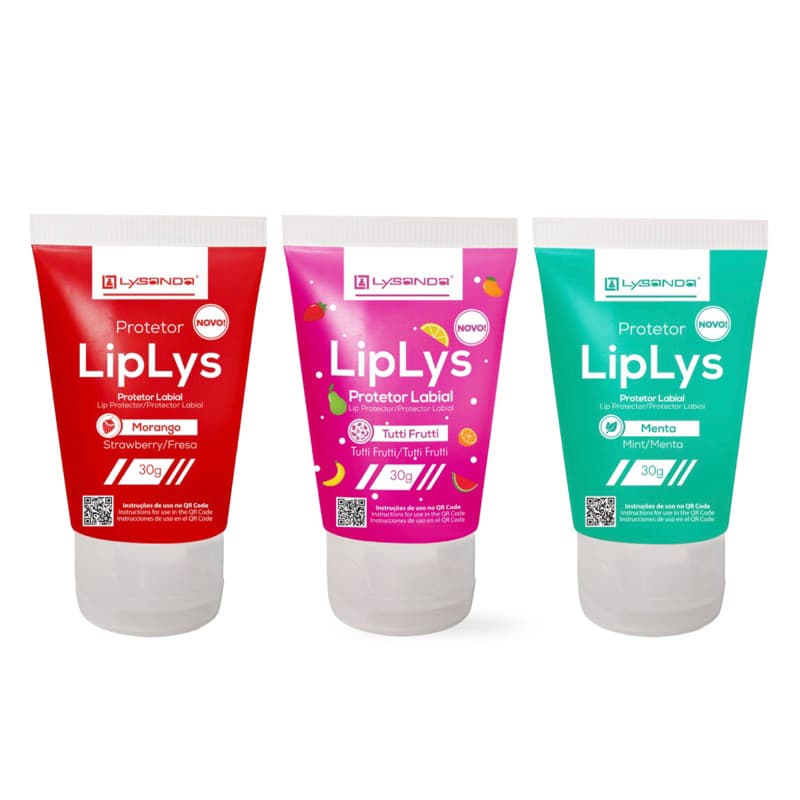LipLys Lysanda Protetor Labial Hidratante Para Lábios Ressecados