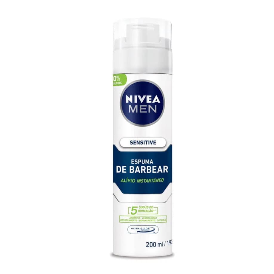 Espuma de Barbear Nivea Men Sensitive 200ml