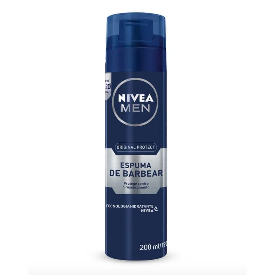 Espuma de Barbear Nivea Men Original 200ml