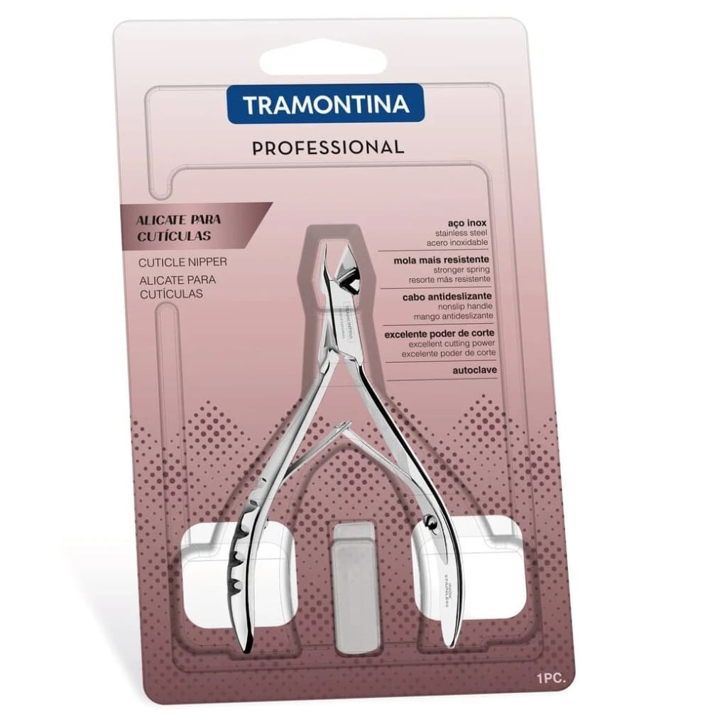 Alicate para Cutículas Pro Esterilizavél em Autoclave Manicure Inox Tramontina