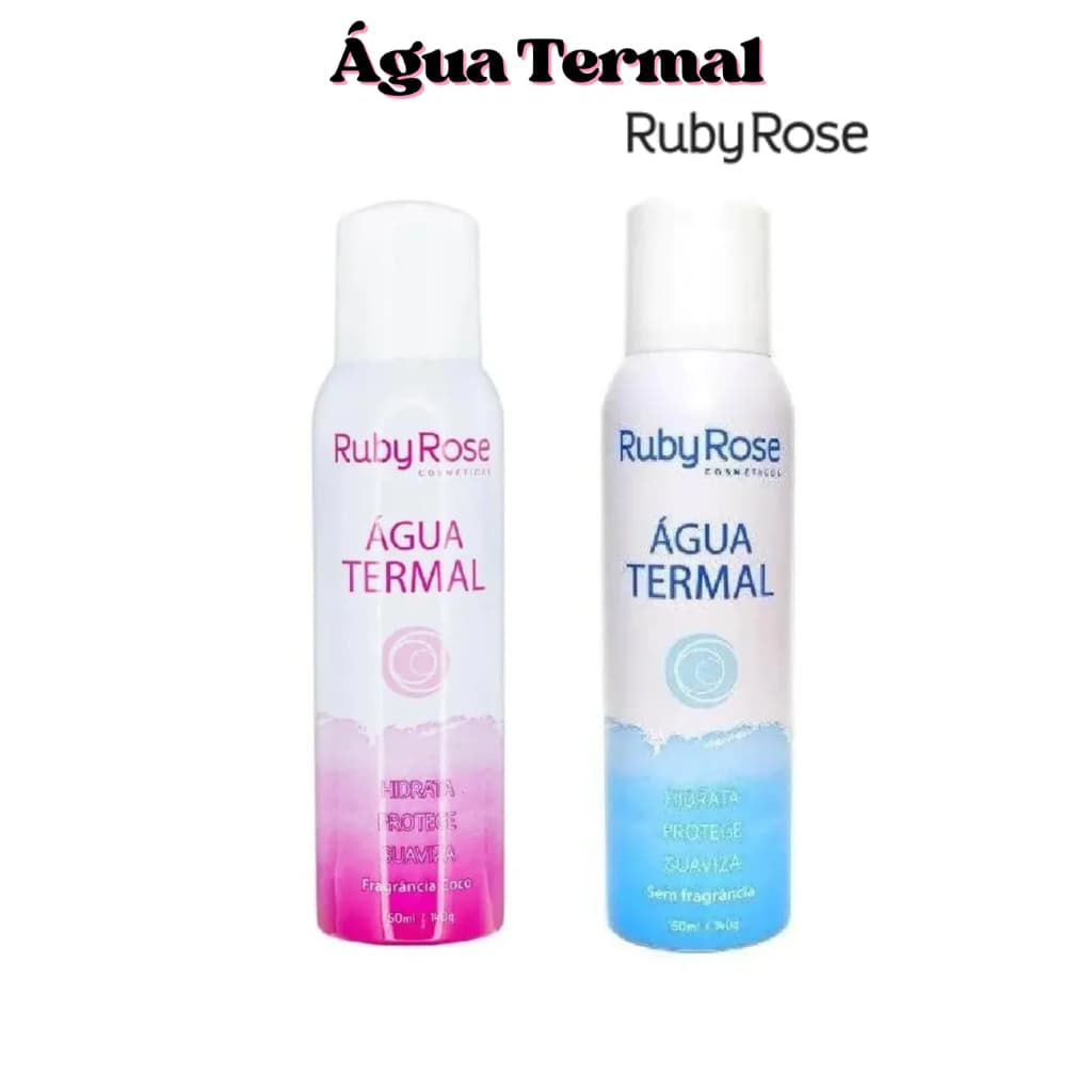 Água Termal Facial Ruby Rose 150ml