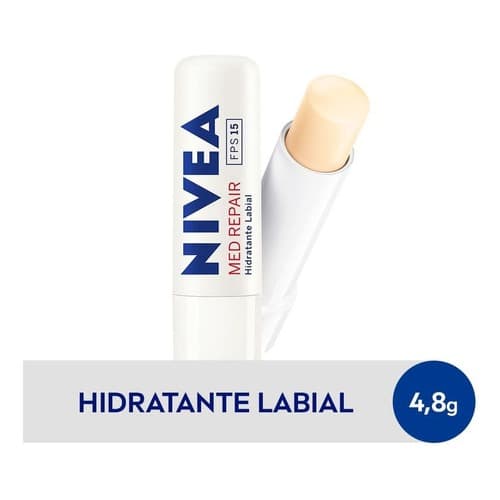 Nivea Protetor Hidratante Labial Med Repair Fps15 4,8g