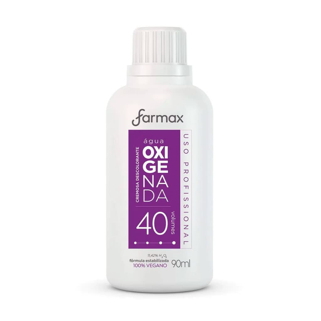 Farmax Água Oxigenada Cremosa 40 Volumes - 90ml