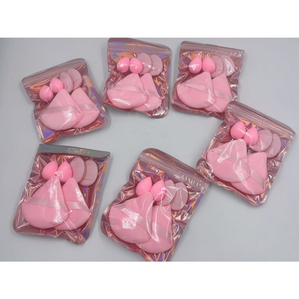 6 Saquinha com 36 unidades  Maquiagem Sponge Puff Soft Skin-friendly esponja
