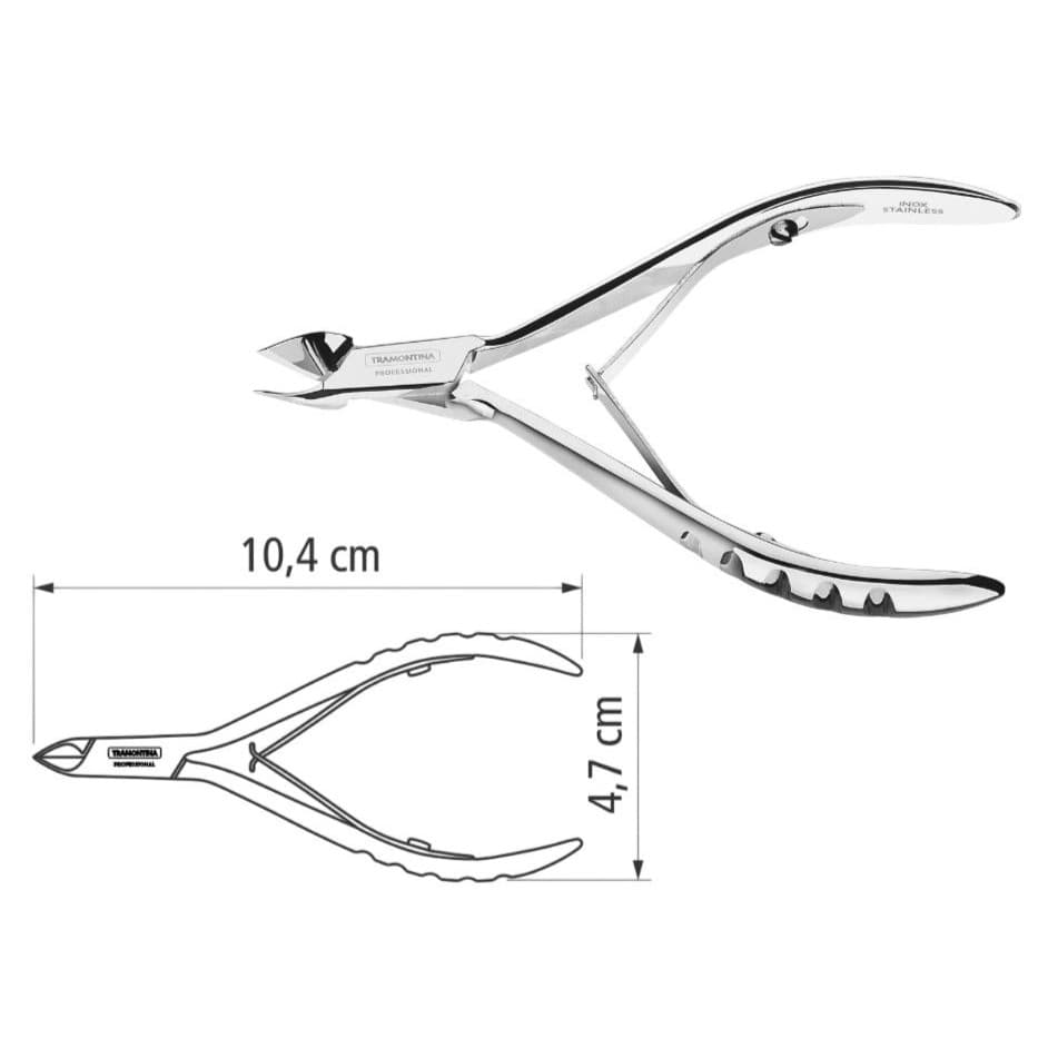 ALICATE DE CUTÍCULA TRAMONTINA EM AÇO INOX