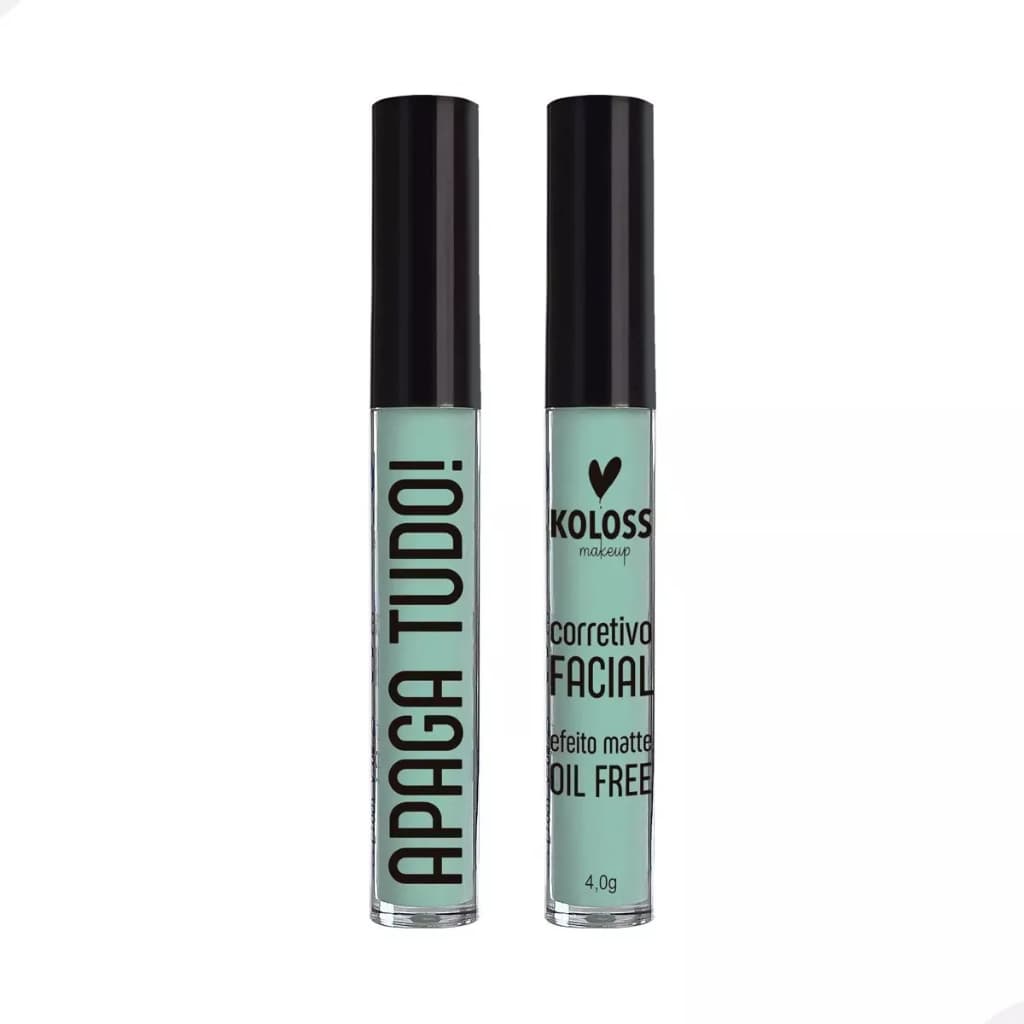 Corretivo Facial Líquido Apaga Tudo Verde Colorido Koloss