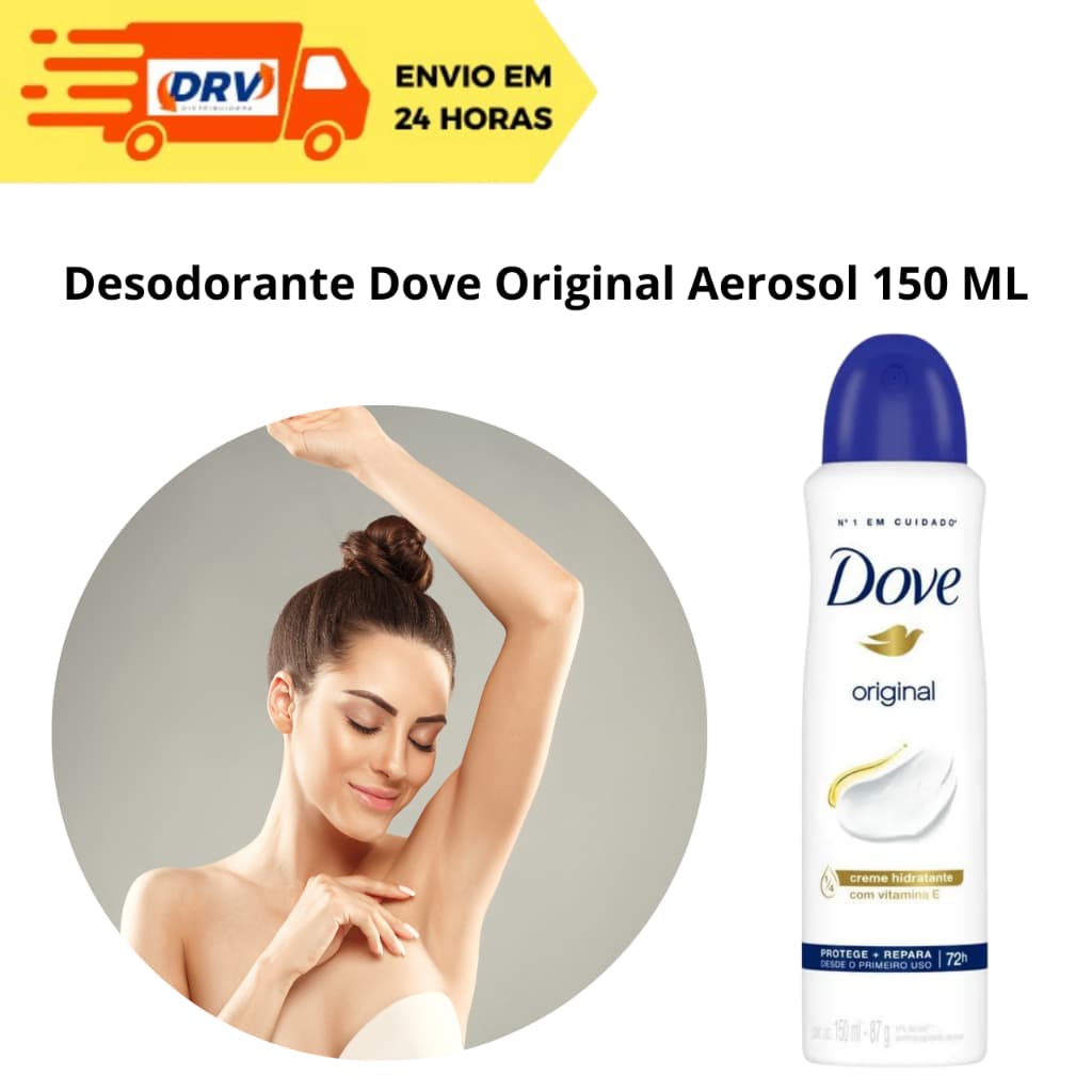 Desodorante Dove Original Aerosol 150 ML - Dove - Desodorante - Aresol - Original
