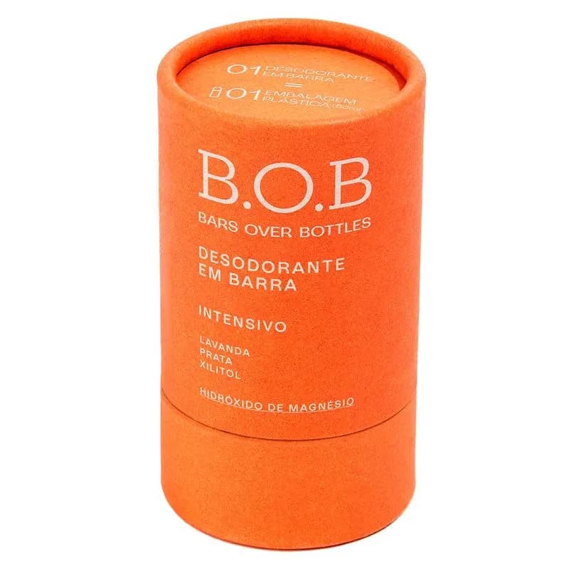 Desodorante Em Barra B.O.B. Intensivo Lavanda e Alecrim - Sem Alumínio - 50g Sólido Alta Proteção