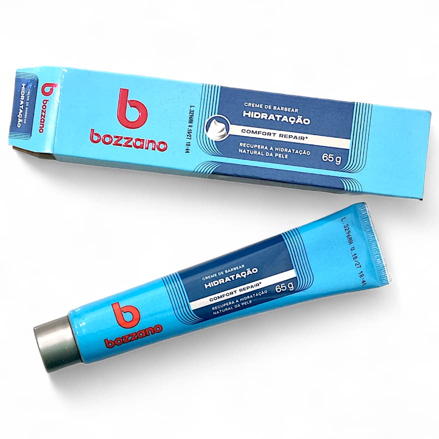 Bozzano Creme de Barbear Hidratação - Proteção e Conforto para um Barbear Perfeito