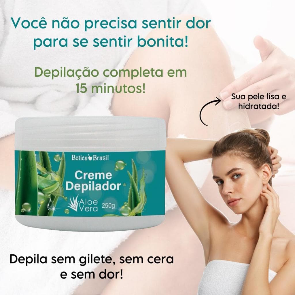 Creme Depilatório Depilação Corpo Perna Axila Virilha Creme Depila