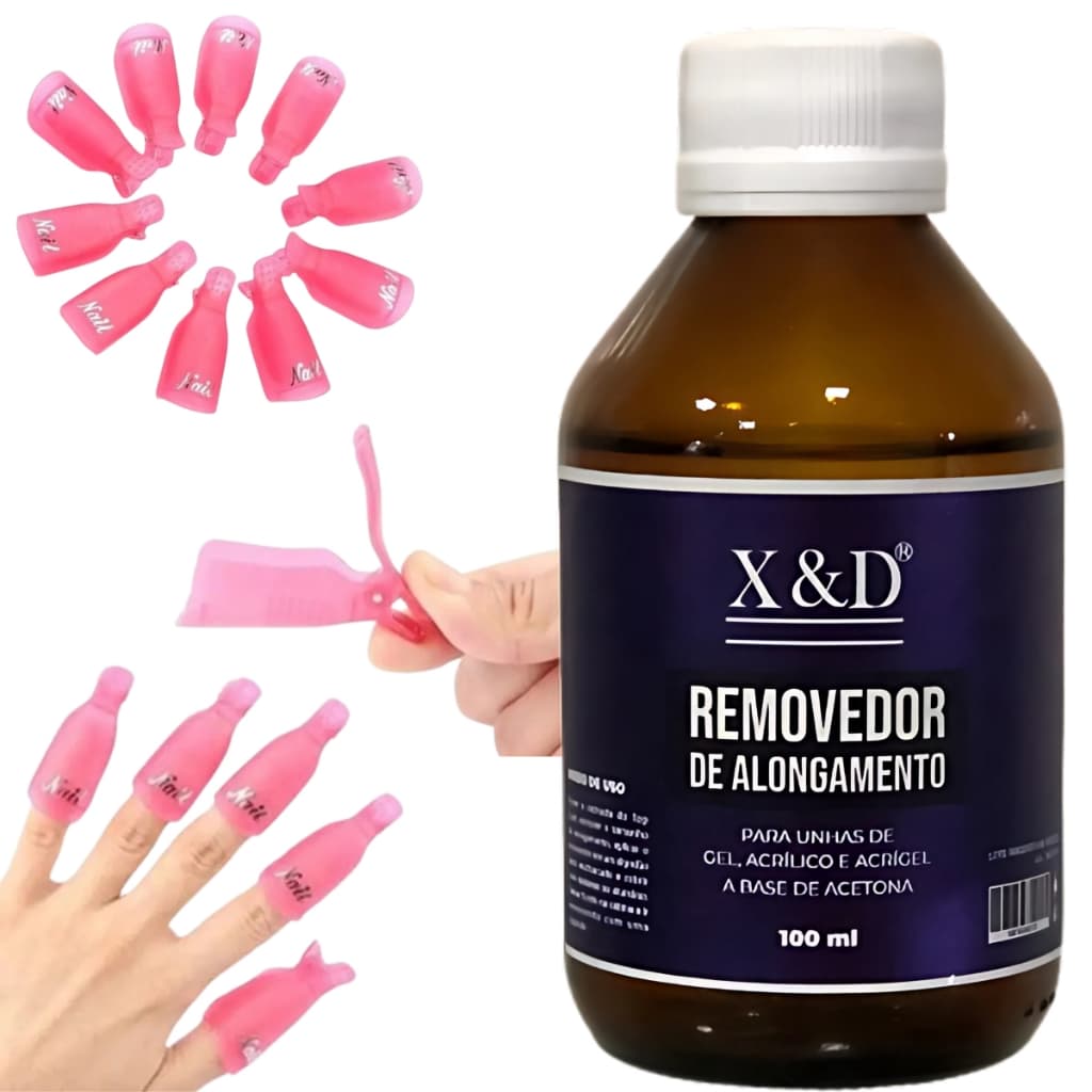 Removedor de Unhas em GEL Removedor de Alongamento de Unhas Acrilico Acrigel e Gel