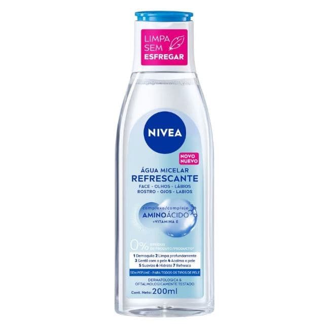 Água Micelar Refrescante 7 em 1 Nivea 200ml