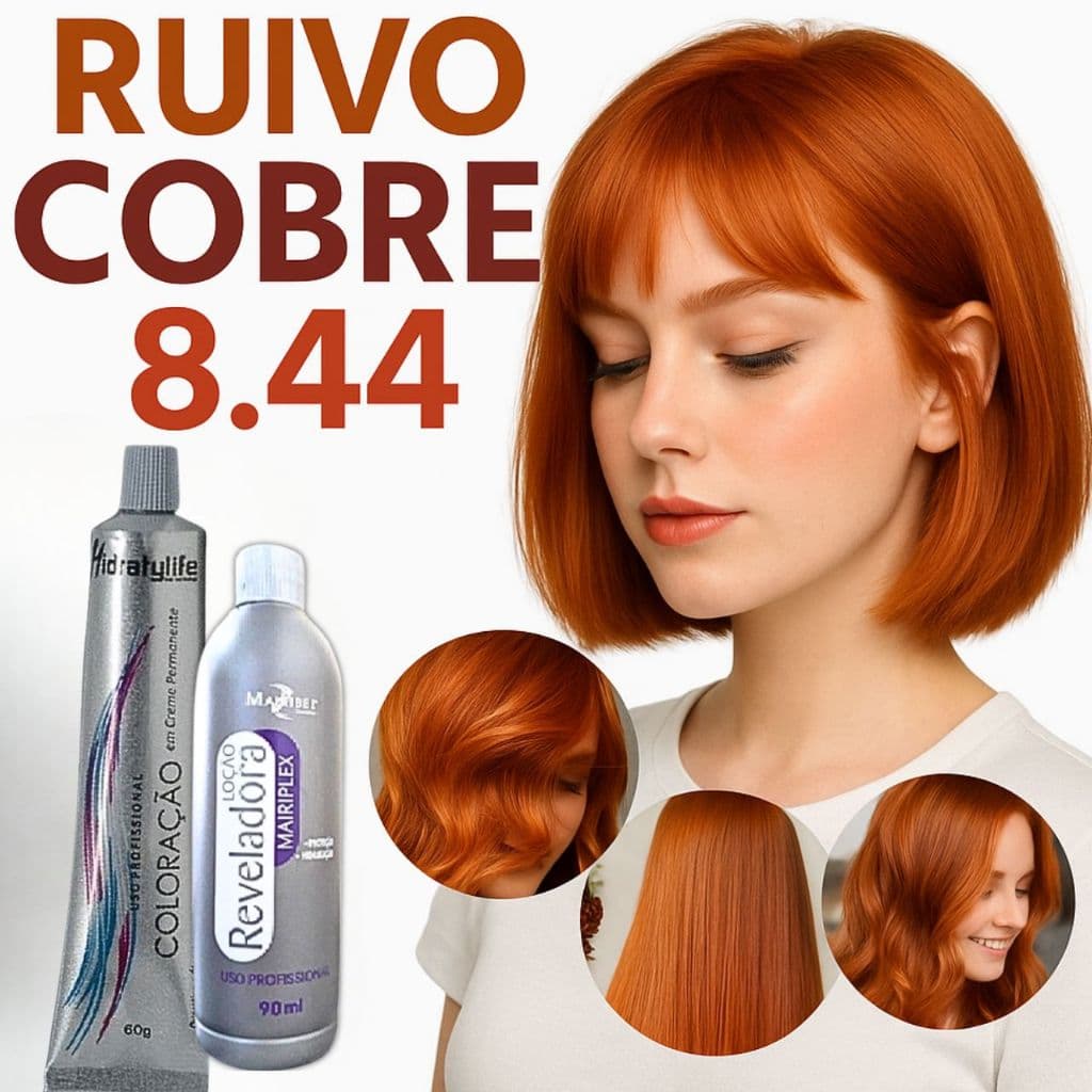 Ruivo Poderoso 8.44 + Água Oxigenada 30 Vol | Chega Rapidão | Arrase no Visual