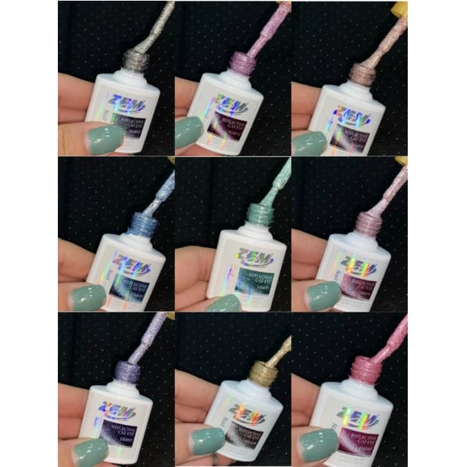 Esmalte Magnético Esmalte Olho de Gato em Gel Uv/Led Born Pretty Reflexive Glitter gel unha efeito Holográfico