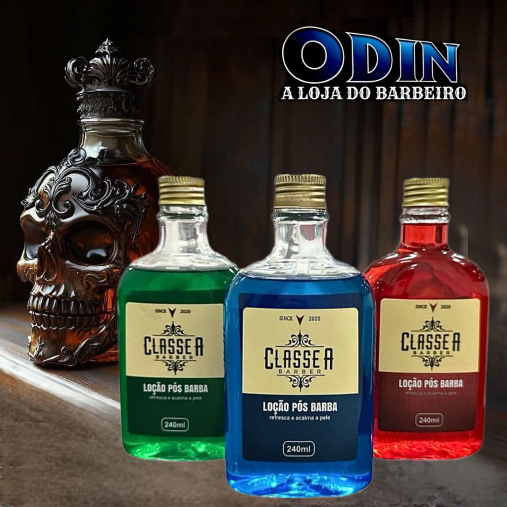 Loção Pós Barba 240ml Classe A Cicatrizante Pele Macia e Saudável Loção para Barba Loçao Pós Barba