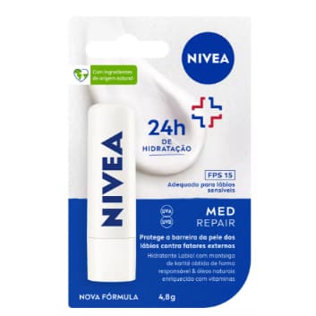 Nivea Protetor Labial Med Repair Fps15 4,8g