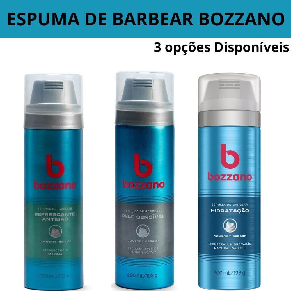 Espuma de Barbear Bozzano 193g
