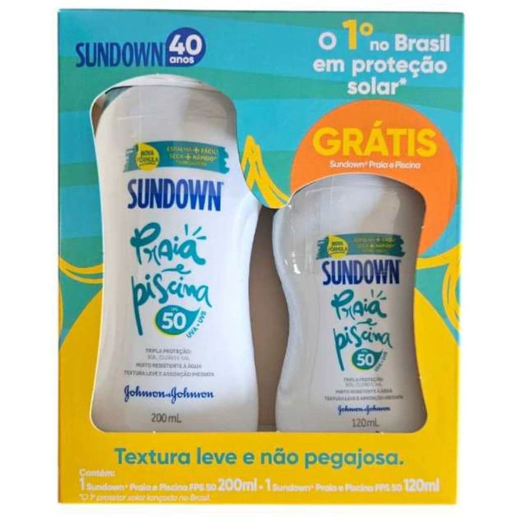 Protetor Solar Sundown FPS50 Praia e Piscina