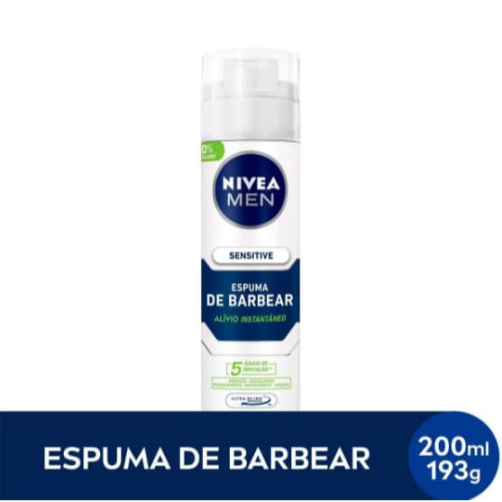 Espuma de Barbear Nivea Men Sensitive 200ml