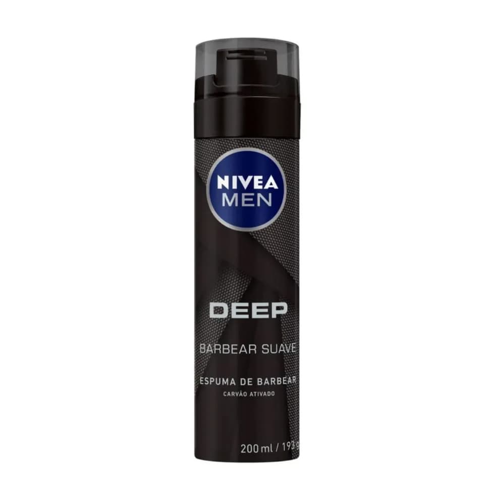 Espuma de Barbear Nivea Men Deep 200ml
