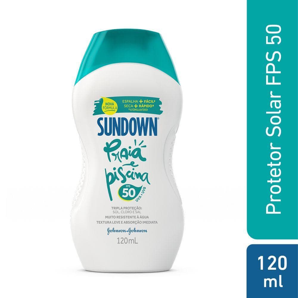 Protetor Solar Sundown Praia e Piscina Fps50 120ml - Envio Rápido