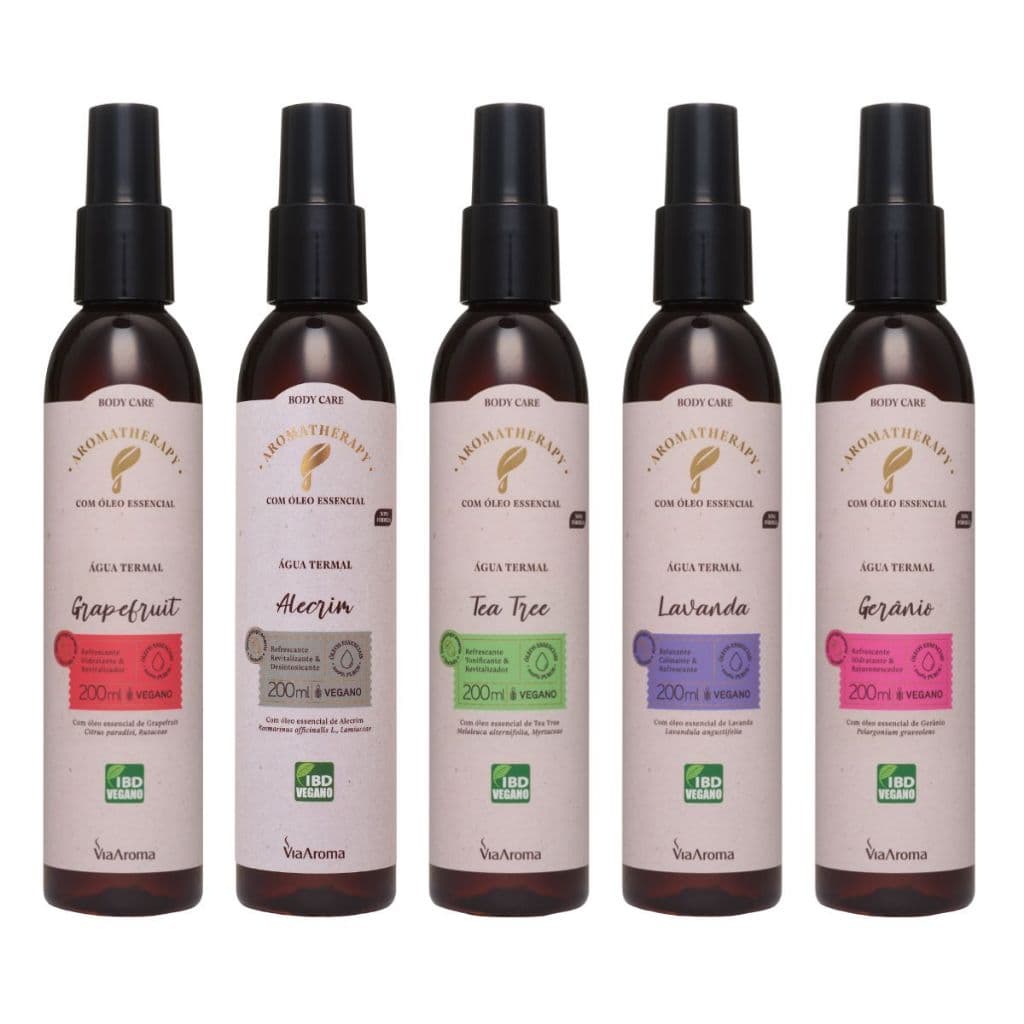 Água Termal com Óleo Essencial Via Aroma - 200ml