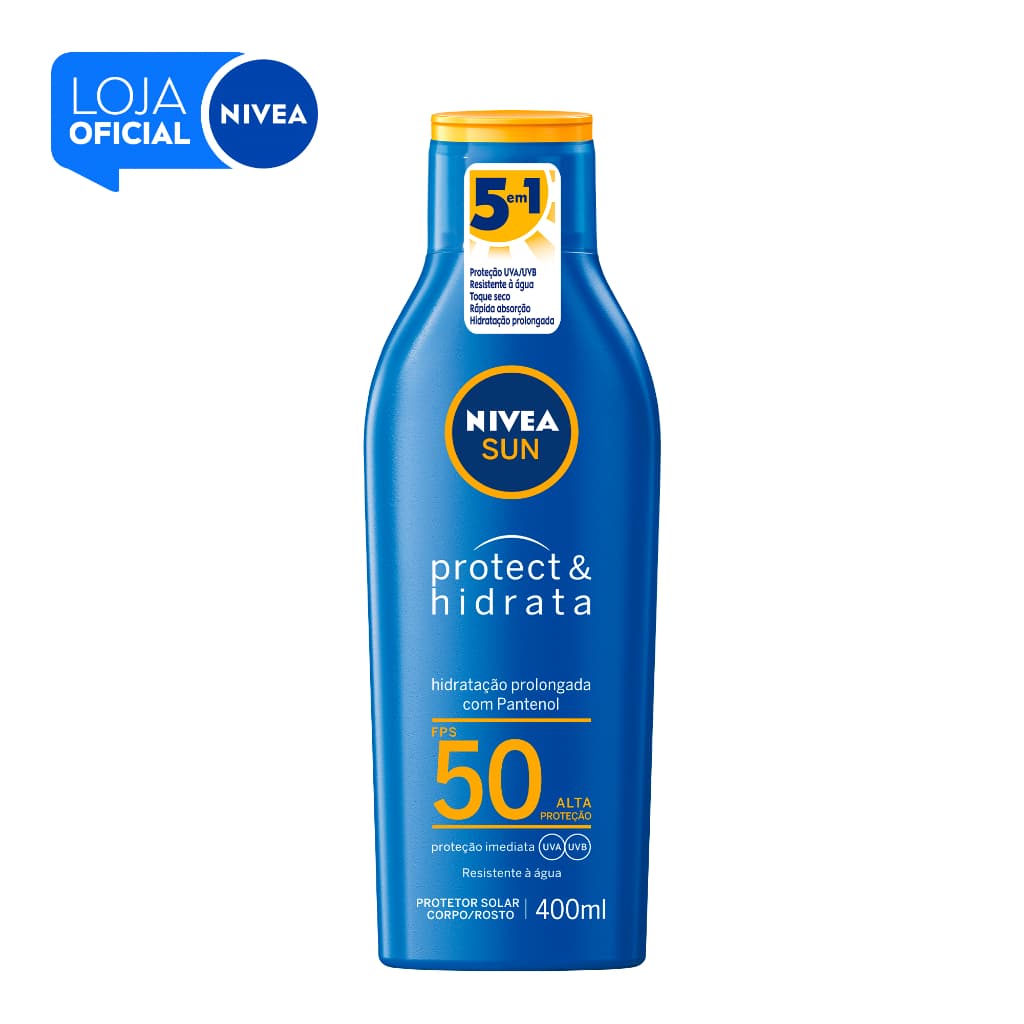 NIVEA SUN Protetor Solar Protect & Hidrata FPS 50 400ml