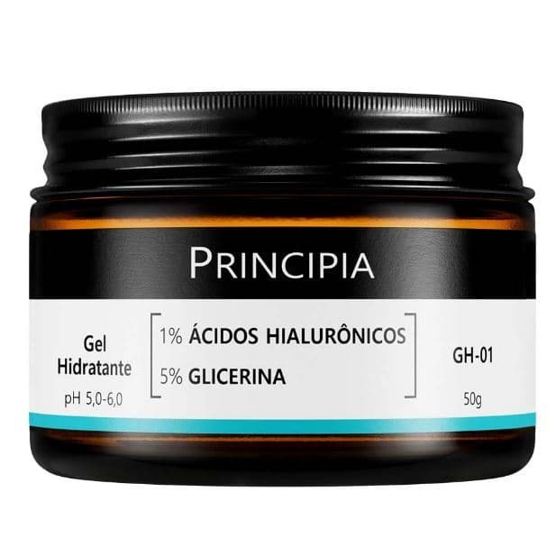 Gel Hidratante facial GH-01 Principia - Ácidos Hialurônicos + Glicerina