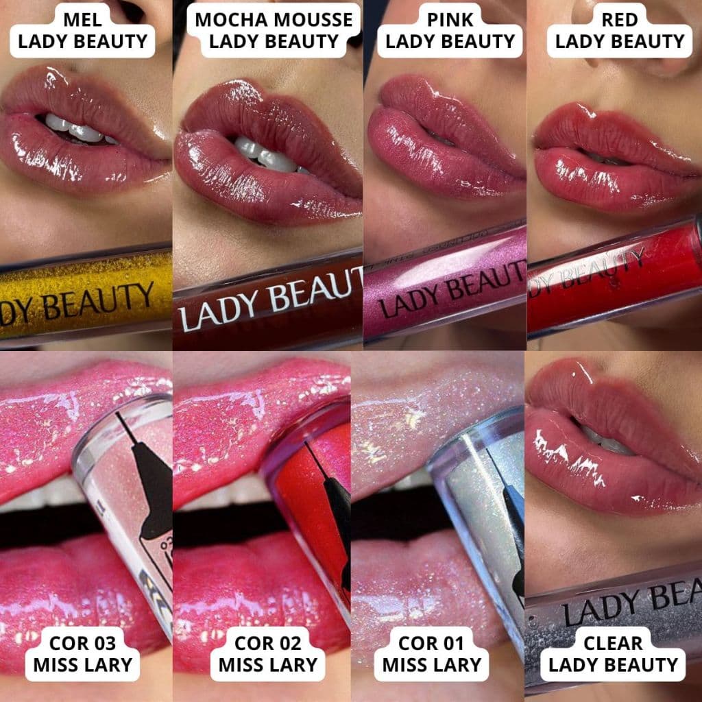 Lip Gloss Labial Efeito Volumão Bocão Com Ácido Hialurônico - Miss Lary