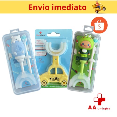 Escova de Dente Infantil 360° - RED CARE Ultra Soft