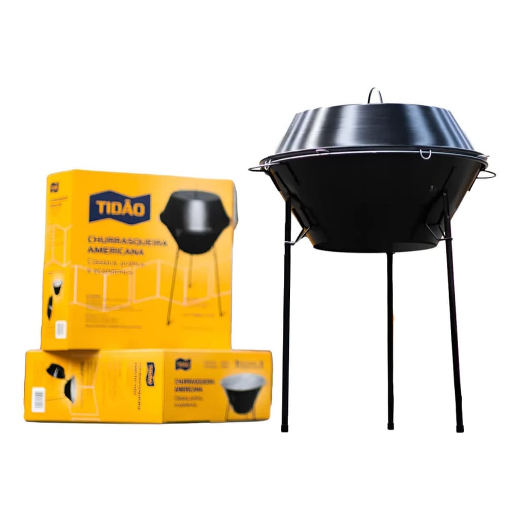 Churrasqueira Americana Pé Desmontável Acampamento Tidão