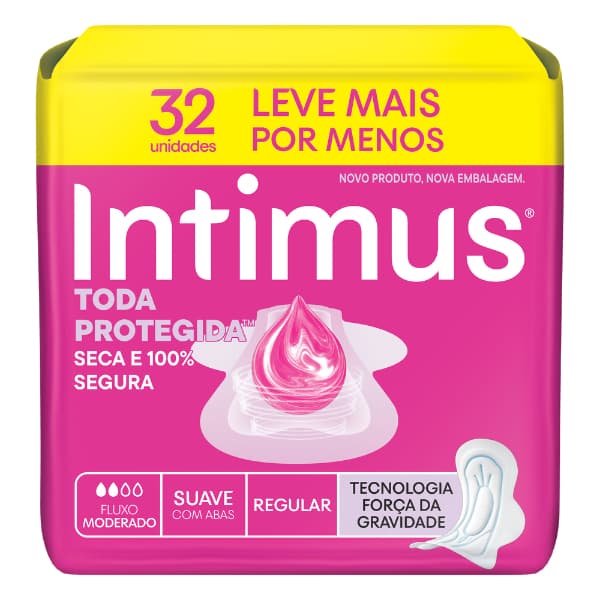 Absorvente Intimus Toda Protegida Tripla Suave C/Abas 32