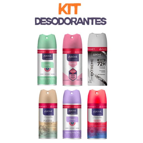 DESODORANTE ABOVE POCKET AEROSOL 100ML/50G