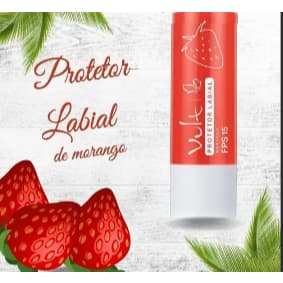 Hidratante Protetor solar labial, Vult, Morango, 3,5 g