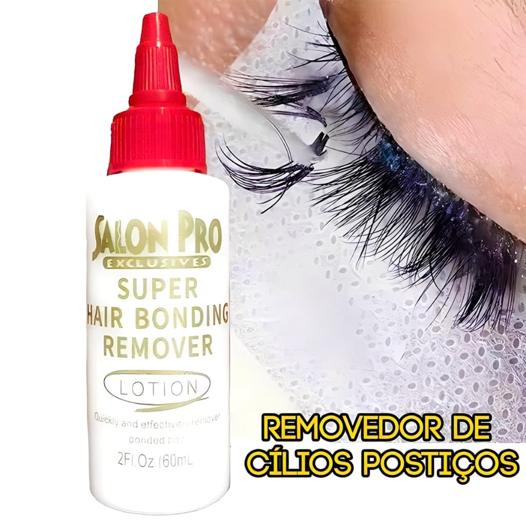 Removedor de Cílios Postiços Removedor Profissional Salon Pro Para Cílios e Extensão Capilar 30ml