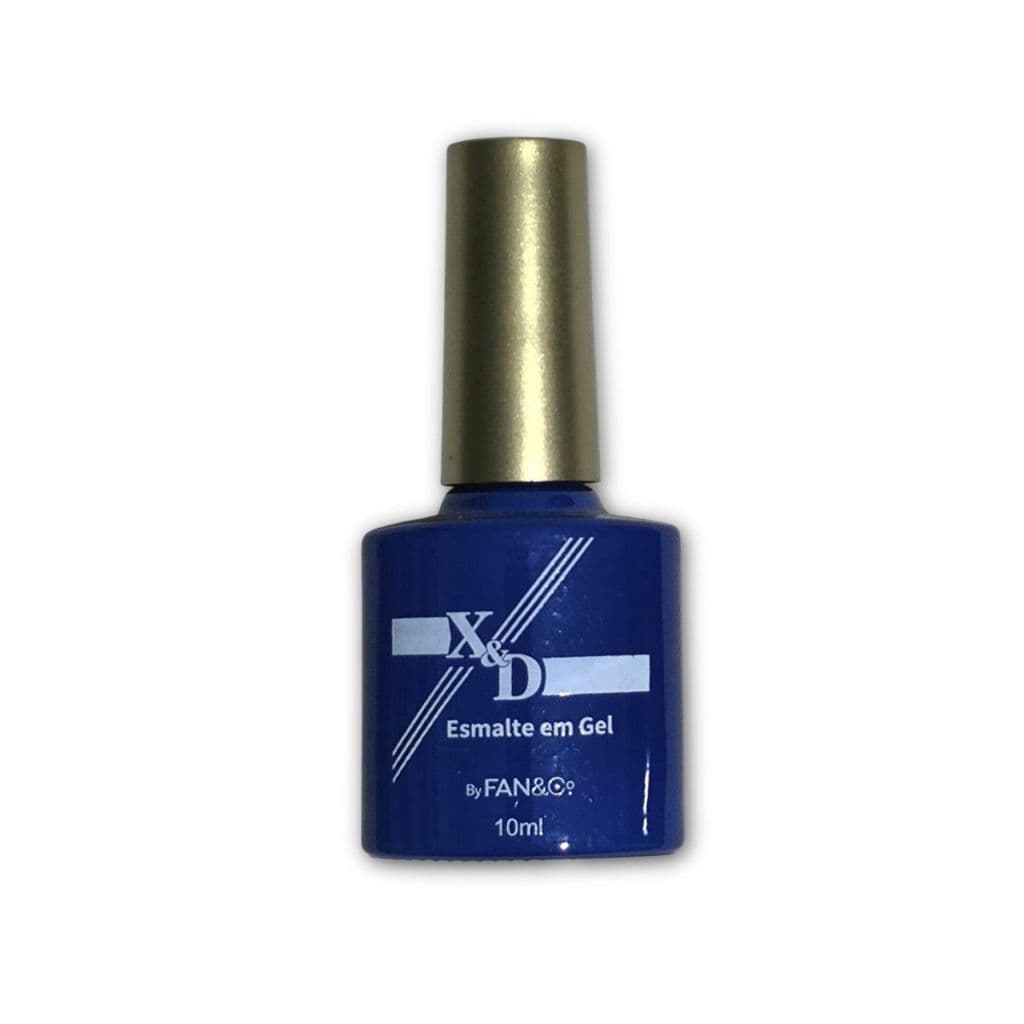 Esmalte Gel Azul Escuro X&d 10ml Uv Led Longa Duração Azul-escuro