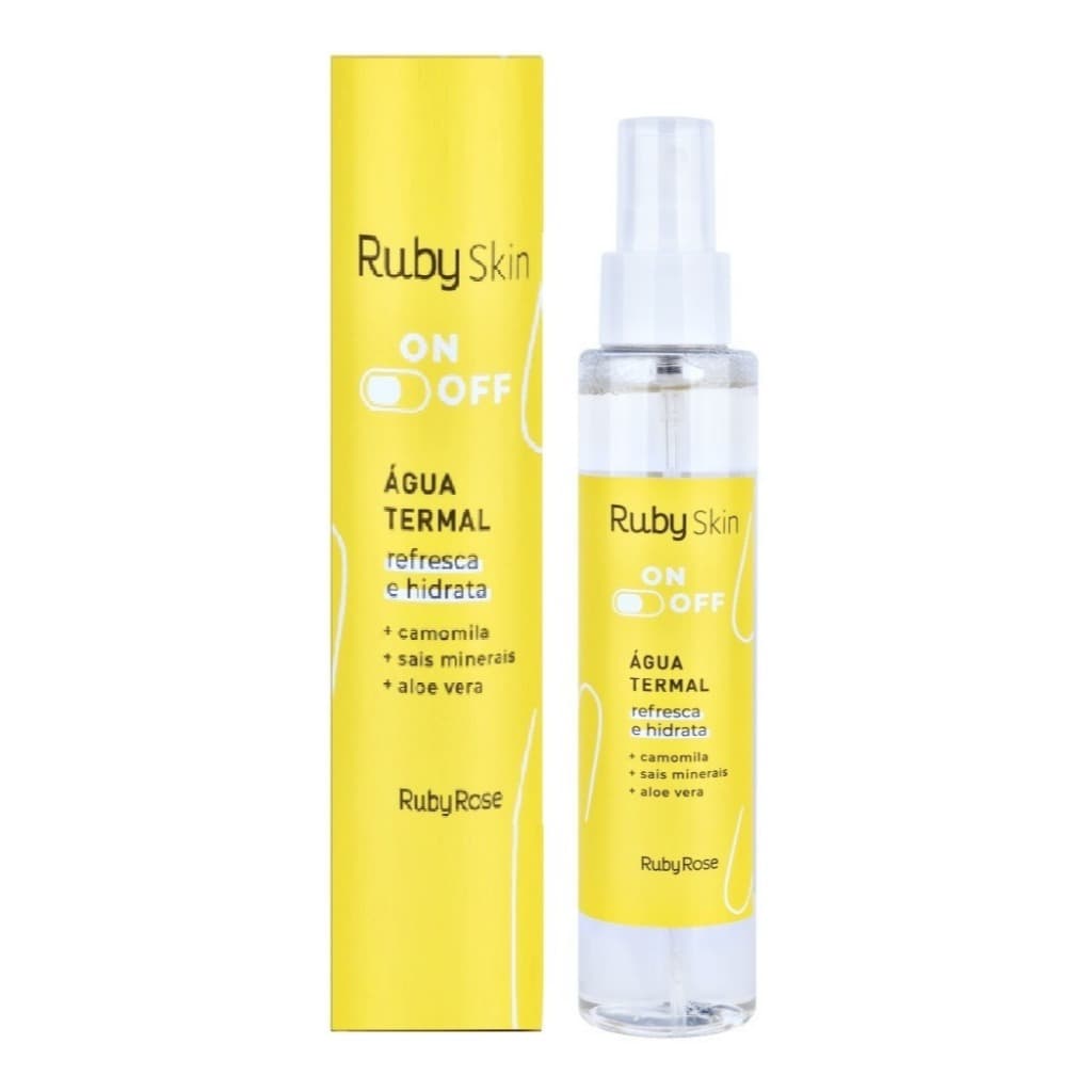 Água Termal On+off - Ruby Rose 120ml Tipo de pele Mista