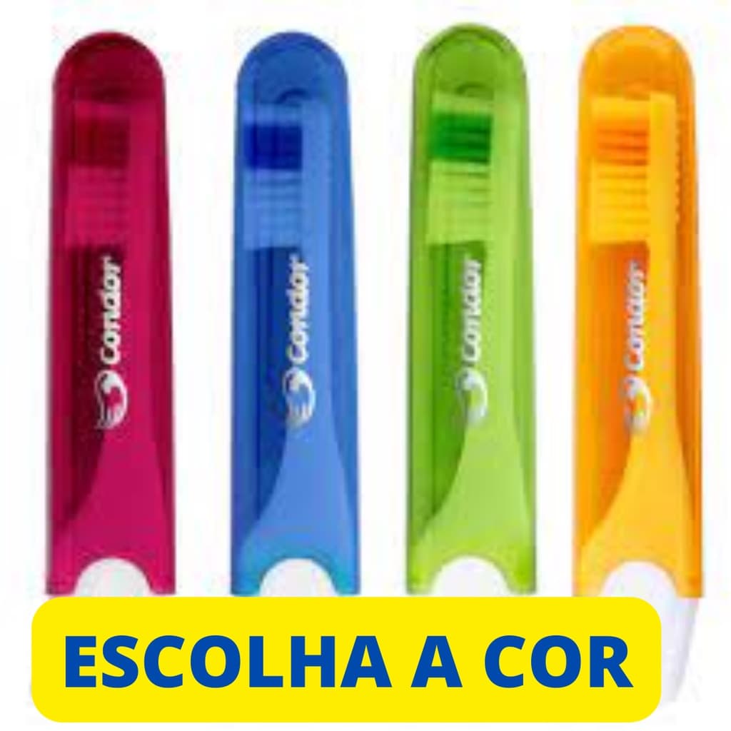 Escova de Dentes Condor Trip - ESCOLHA A COR