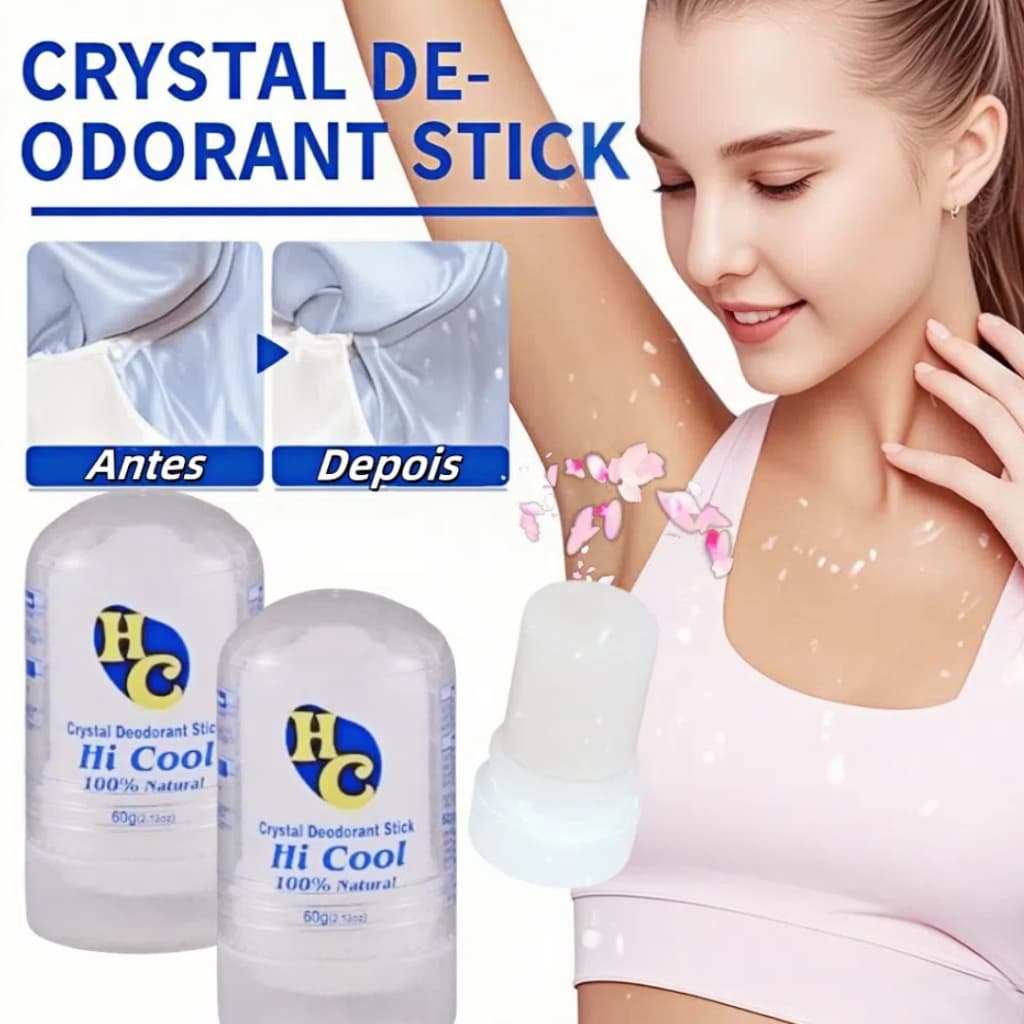 60g/120g Desodorante natural Cristal/Pedra odor c vermelhidão e inchaçoorporal Antitranspirantes para homens e mulheres