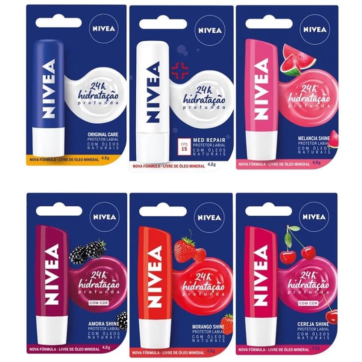 NIVEA - Protetor Hidratante Labial - Sabores
