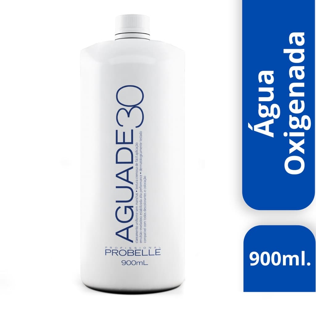 Água Oxigenada de 30 Volumes 900ml Probelle probelle