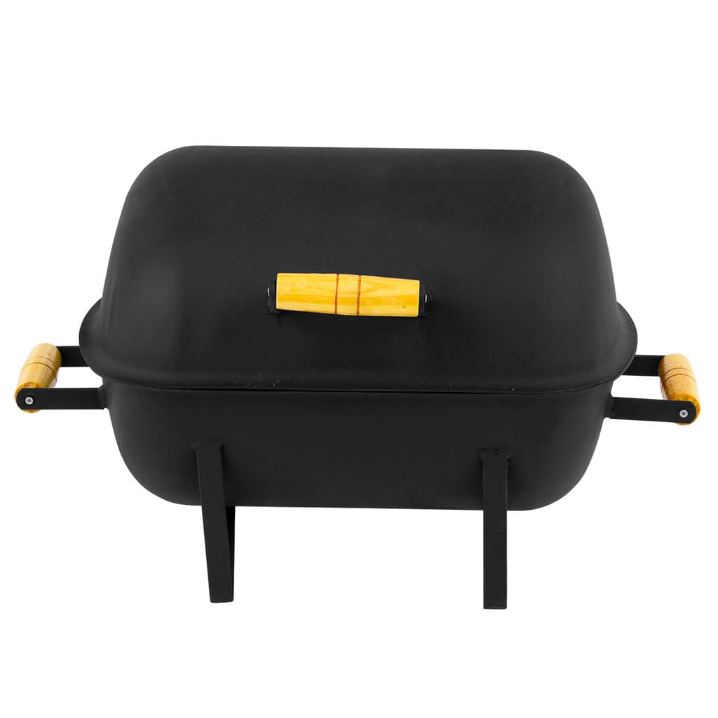 Churrasqueira BAFO Pequena Portátil Grill com Tampa Modelo Americana Pro Tork Texas USA ENVIO RÁPIDO