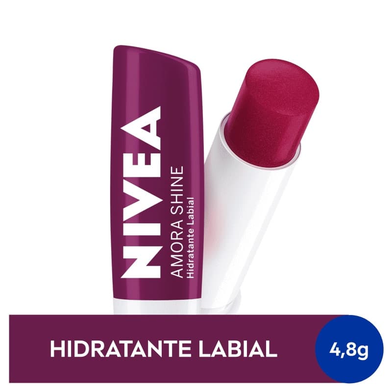 Protetor Labial Nivea Amora Shine 4,8G