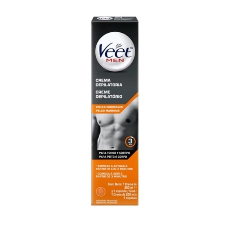 Creme Depilatório Corporal Veet Masculino 200ml