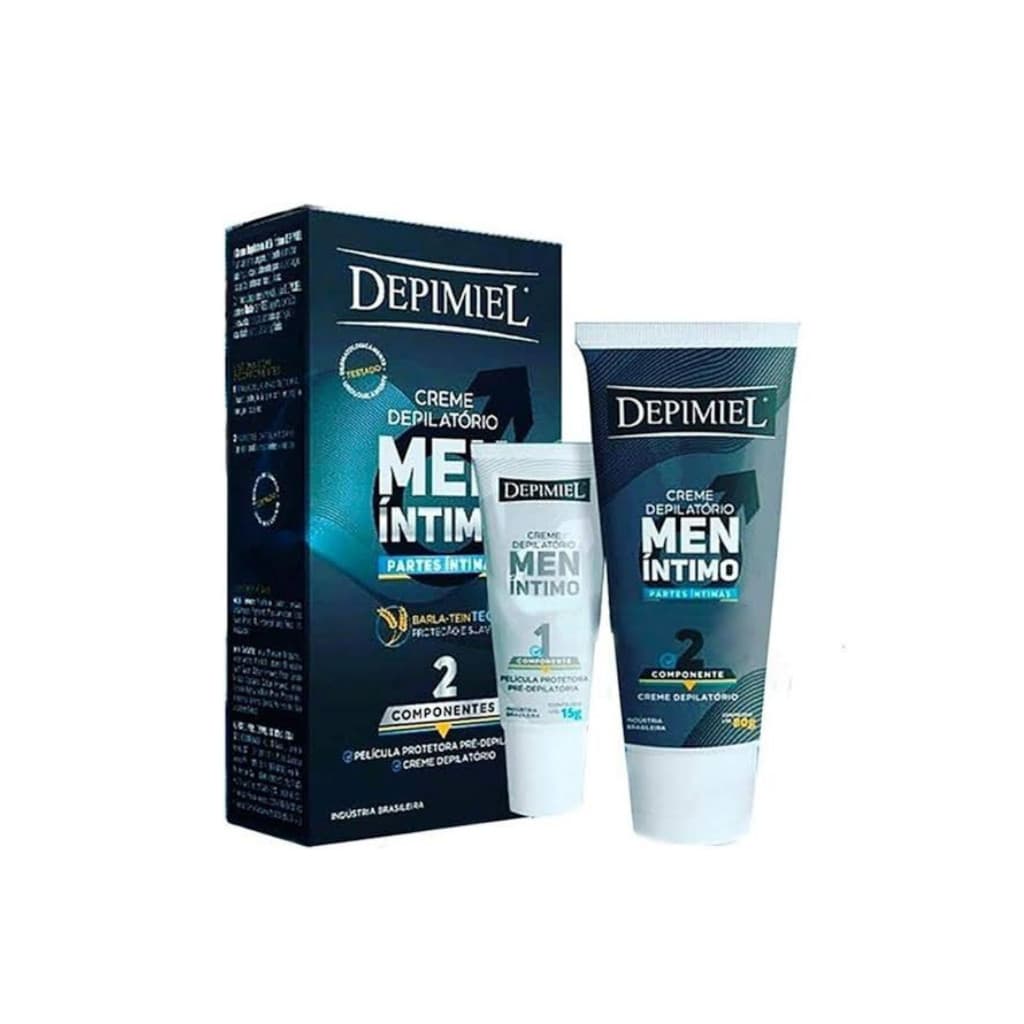 Creme depilatório íntimo men 95g Depimiel creme depilatório para homens