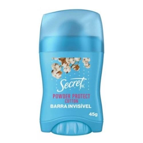 Desodorante Antitranspirante em Barra Secret Powder Protect Cotton 45g